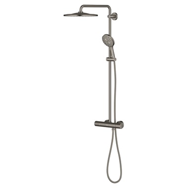 Grohe Rainshower SmartActive 310 fali termosztátos zuhanyrendszer Brushed Hard Graphite