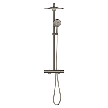 Grohe Rainshower SmartActive 310 fali termosztátos zuhanyrendszer Brushed Hard Graphite