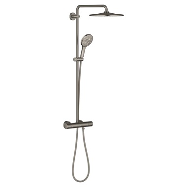 Grohe Rainshower SmartActive 310 fali termosztátos zuhanyrendszer Brushed Hard Graphite