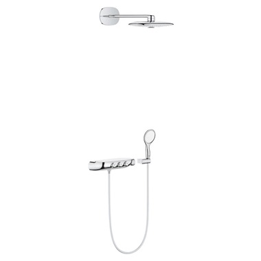 Grohe |Rainshower System SmartControl Duo 360 kombi zuhanyrendszer termosztáttal, falsík(on) kívüli / mögötti, króm