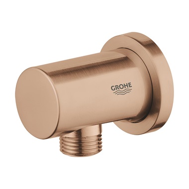 Grohe Rainshower Fali csatlakozó könyök, 1/2” Brushed Warm Sunset