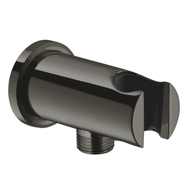 Grohe Rainshower zuhanykönyök 1/2" tartóval,  Hard Graphite