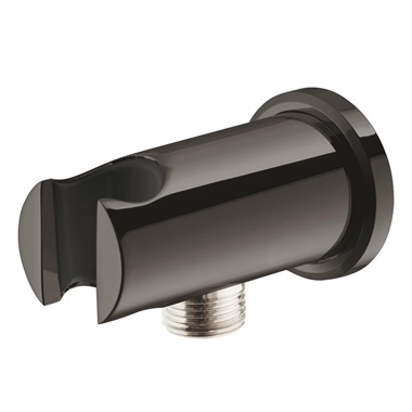 Grohe Rainshower zuhanykönyök 1/2" tartóval,  Hard Graphite