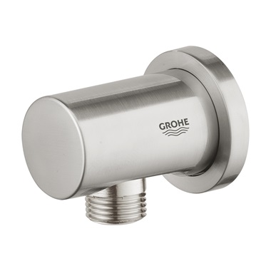 Grohe Rainshower zuhanycsatlakozó könyök, 1/2” Supersteel