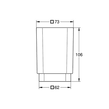 Grohe Selection Cube pohár