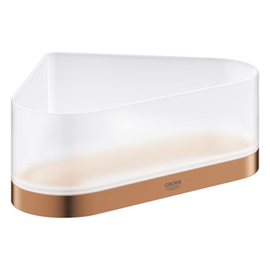 Grohe Selection sarok zuhanytermék tartó tartókonzollal, Brushed Warm Sunset