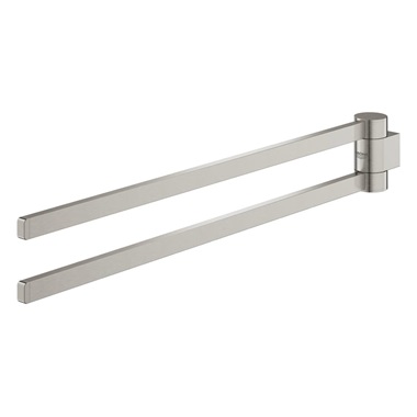 Grohe Selection törölközőtartó forgatható, dupla Supersteel 