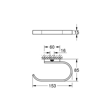 Grohe Selection WC-papírtartó Brushed Warm Sunset