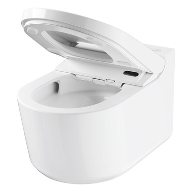 Grohe Sensia Pro bidéfunkciós teljes WC-rendszer falsík mögötti öblítőtartályokhoz, falra függesztett, fényes fehér