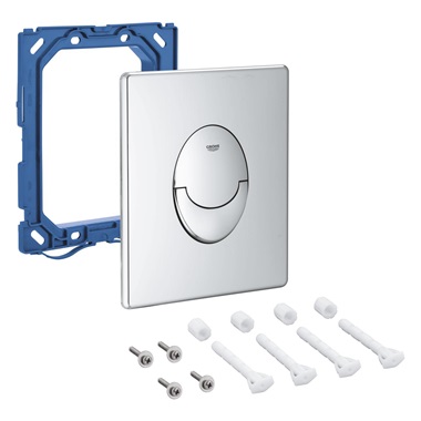 Grohe Skate Air nyomólap álló, 15,6x17,9 cm, króm