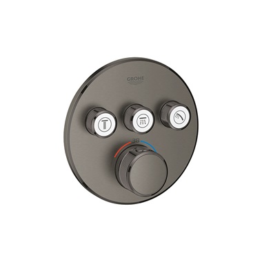 Grohe Smartcontrol termosztát 3 fogyasztóhoz Brushed Hard Graphite