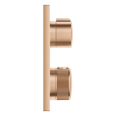 Grohe Termosztátos zuhany vezérlő kézizuhany/kádtöltő 2 kimenethez Brushed Warm Sunset