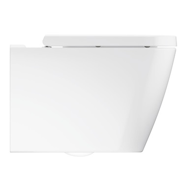 Geohe BauEdge Ceramic fali WC szett Rimless, fehér