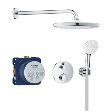 Grohe Grohtherm rejtett zuhanyrendszer Tempesta 250 fejzuhannyal