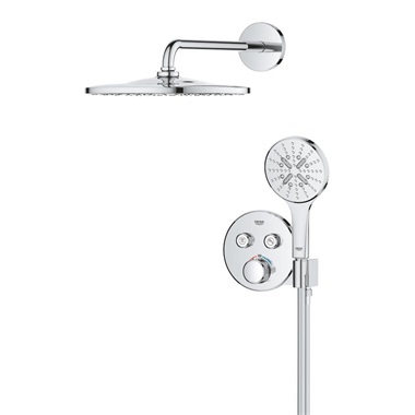 Grohe Grohtherm SmartControl zuhanyrendszer Rainshower Mono 310 fejzuhannyal, 2 funkciós,  króm