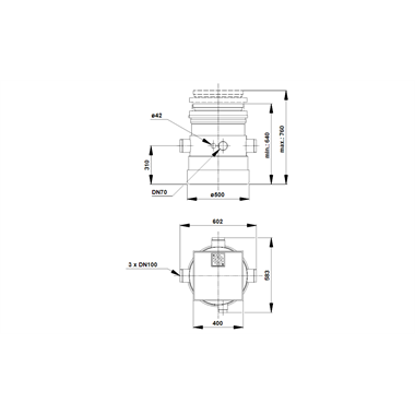 Grundfos Liftaway B 40-1 (kp) csatlakozó