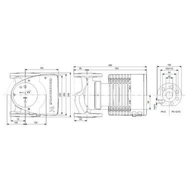 Grundfos MAGNA1 40-120 fütési keringető szivattyú Grundfos MAGNA1 40-120 fütési keringető szivattyú