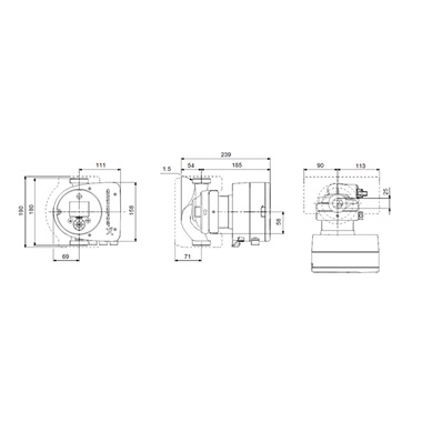 Grundfos Magna3 25-60 180 keringető szivattyú Grundfos Magna3 25-60 180 keringető szivattyú