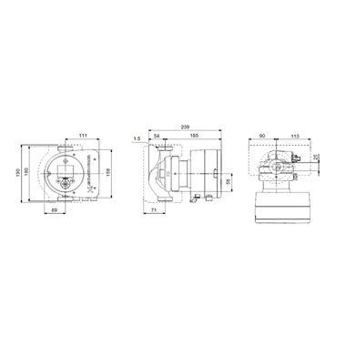 Grundfos Magna3 25-80 180 fűtési keringető szivattyú Grundfos Magna3 25-80 180 fűtési keringető szivattyú