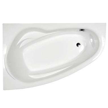 H2O Kitty aszimmetrikus sarokkád150x95 cm, balos