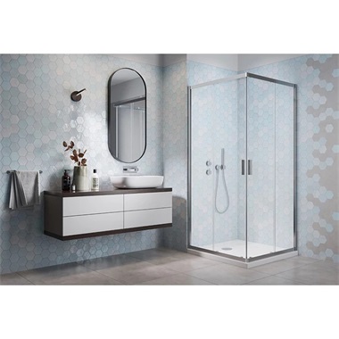 H2O Comfort C zuhanykabin 80x80 cm, szögletes