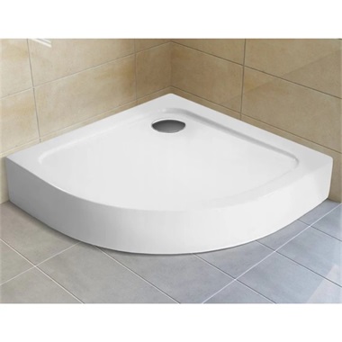 H2O Nero A íves zuhanytálca 80x80x14cm, fehér H2O Nero A íves zuhanytálca 80x80x14cm, fehér