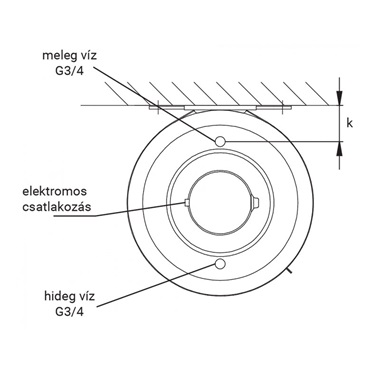 Hajdu ZV-120 ErP elektromos vízmelegítő 120 literes