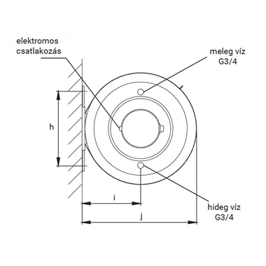 Hajdu ZV-120 ErP elektromos vízmelegítő 120 literes