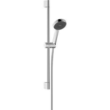 Hansgrohe Activera Select zuhanyszett 9,5 cm, 2 jet, Ecosmart, 65 cm-es zuhanyrúddal króm