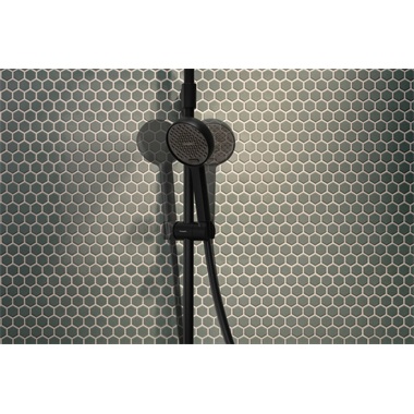 Hansgrohe Activera Select zuhanyszett 9,5 cm, 2 jet, Ecosmart, 65cm-es zuhanyrúddal, matt fekete