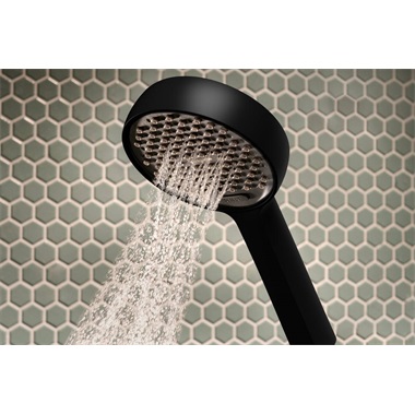 Hansgrohe Activera S showerpipe 240, 1jet, Ecosmart, Ecostat Fine Varia, matt fekete