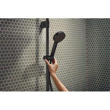 Hansgrohe Activera S showerpipe 240, 1jet, Ecosmart, Ecostat Fine Varia, matt fekete