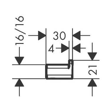 Hansgrohe AddStoris törölköző horog egy kampóval