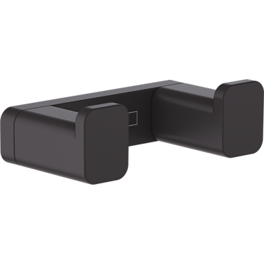 Hansgrohe AddStoris törölköző horog két kampóval, matt fekete