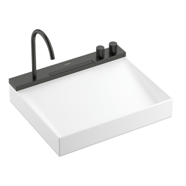 Hansgrohe AVALEGRA AquaUnit 58x47, 5 cm-es mosdórendszer zuhanyvízsugárral, matt