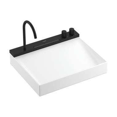 Hansgrohe Avalegra Aquaunit 580/475 mosdórendszer zuhanyvízsugárral