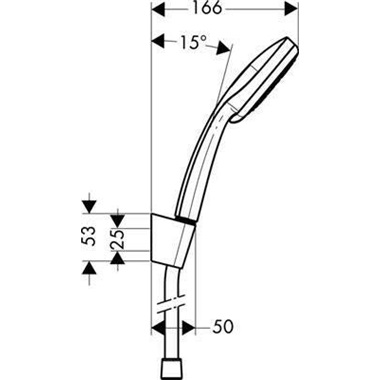Hansgrohe Croma 100 multi/porter S szett króm