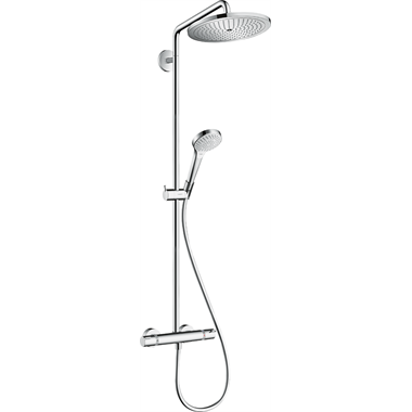Hansgrohe Croma Select S Showerpipe 280 1jet, termosztáttal, króm