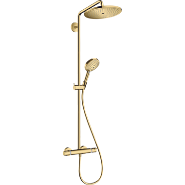 Hansgrohe Croma Select S Showerpipe 280 1jet termosztáttal és Raindance Select S 120 3jet kézizuhannyal
