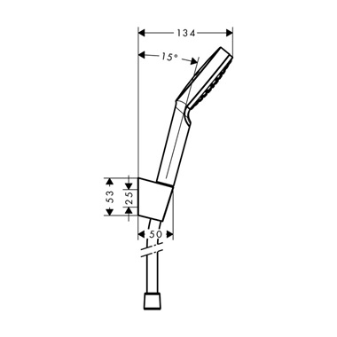 Hansgrohe Crometta 1jet porter 1,25m  zuhanyszett