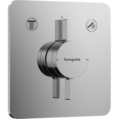 Hansgrohe DuoTurn Q falsík alatti csaptelep, 2 funkciós, króm