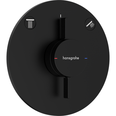 Hansgrohe DuoTurn S falsík alatti csaptelep, 2 funkciós, matt fekete