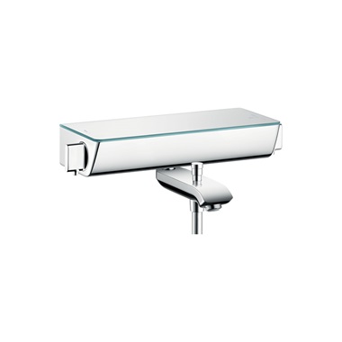 Hansgrohe Ecostat Select falsíkon kívüli termosztátos kádcsaptelep króm, fehér