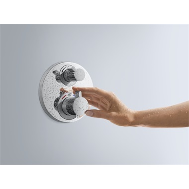 Hansgrohe Ecostat S falsík alatti termosztátos csaptelep, 1 fogyasztóhoz Hansgrohe Ecostat S falsík alatti termosztátos csaptelep, 1 fogyasztóhoz