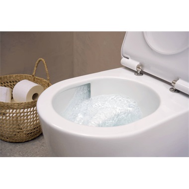 Hansgrohe EluPura S fali WC szett 540 perem nélküli Aquahelix Fush WC ülőkével, Soft Close 