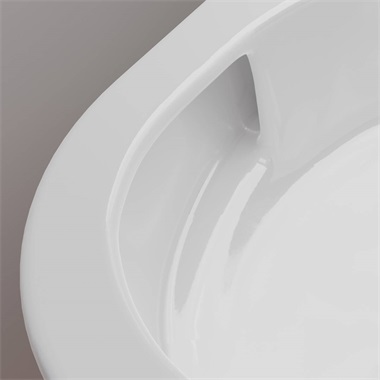 Hansgrohe EluPura S fali WC szett 540 perem nélküli Aquahelix Fush WC ülőkével, Soft Close 