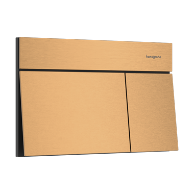 Hansgrohe iFrame Element E nyomólap dual, szálcsiszolt bronz