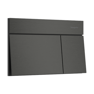 Hansgrohe iFrame Element E nyomólap dual, szálcsiszolt fekte-króm