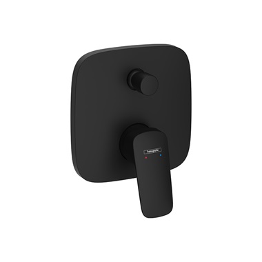 Hansgrohe Logis falsík alatti kádcsaptelep matt fekete (IBoxhoz)