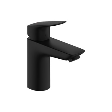 Hansgrohe Logis 100, Push-Open lefolyógarnitúrával, egykaros mosdócsaptelep , matt fekete Hansgrohe Logis 100, Push-Open lefolyógarnitúrával, egykaros mosdócsaptelep , matt fekete